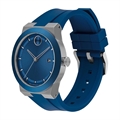 Bold Men Quartz Blue Dial Analog Silicone Watch 3601192