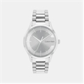 Ck Iconic Unisex Quartz Grey Dial Analog Stainless Steel Watch 25200036
