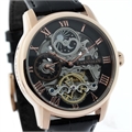 ES-8006-07 Longitude Automatic Skeleton Dual Time Multifunction Watch for Men