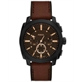 Machine Chronograph Brown Leather Watch FS6101
