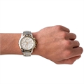 Men Silver-Toned Analogue Watch FS4795I-