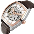 Men Skeleton Dial & Leather Straps Analogue Automatic Motion Powered Watch TWEG25900