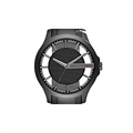 Men Black Dial & Stainless Steel Bracelet Straps Analogue Watch AX2189