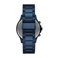 Men Blue Stainless Steel Bracelet Style Analogue Watch AX2430