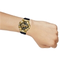 Men G-Shock G-Steel GM-110G-1A9DR Gold Ana-Digi Dial Black Resin Strap Watch G1053