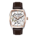 Men Skeleton Dial & Leather Straps Analogue Automatic Motion Powered Watch TWEG25900