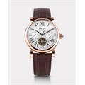 Motion Men Automatic Silver Dial Multi-Function Leather Watch 323-L30308