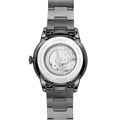 Towns Men Automatic Black Dial Multi-Function Stainless Steel Watch ME3172