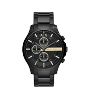 Men Black Dial Chronograph Watch AX2164