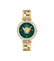 Versace Green Round Dial Analog Women Watch - VE0B00325