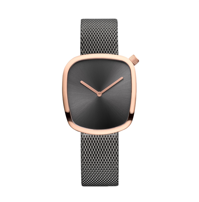 Bering Pebble Grey Analog Women’s Watch- 18034-369