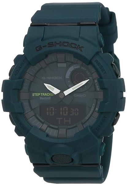 G-Shock Men Quartz Green Dial Analog-Digital Resin Watch G834