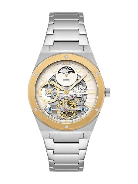 Men Dial & Stainless Steel Analogue Automatic Motion Watch ES-8291-33