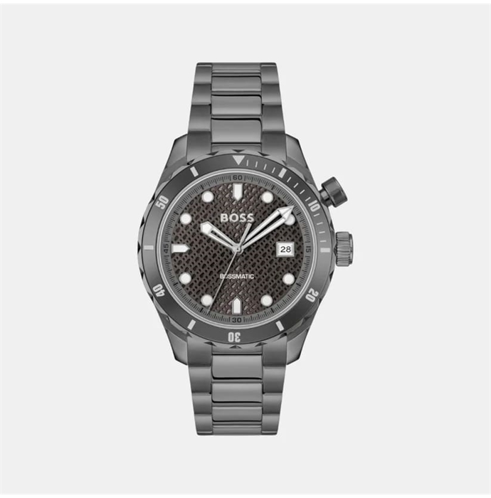 Men Stainless Steel Straps Analogue Automatic Solar Powered Watch 1514213