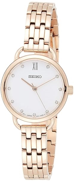 Seiko Classic WOMENS ROSE GOLD Analog Watch - For Women SUR698P1
