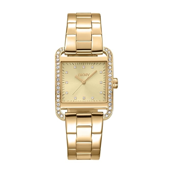 Women City Glitz Stainless Steel Bracelet Style Straps Analogue Watch DK1L003M0025