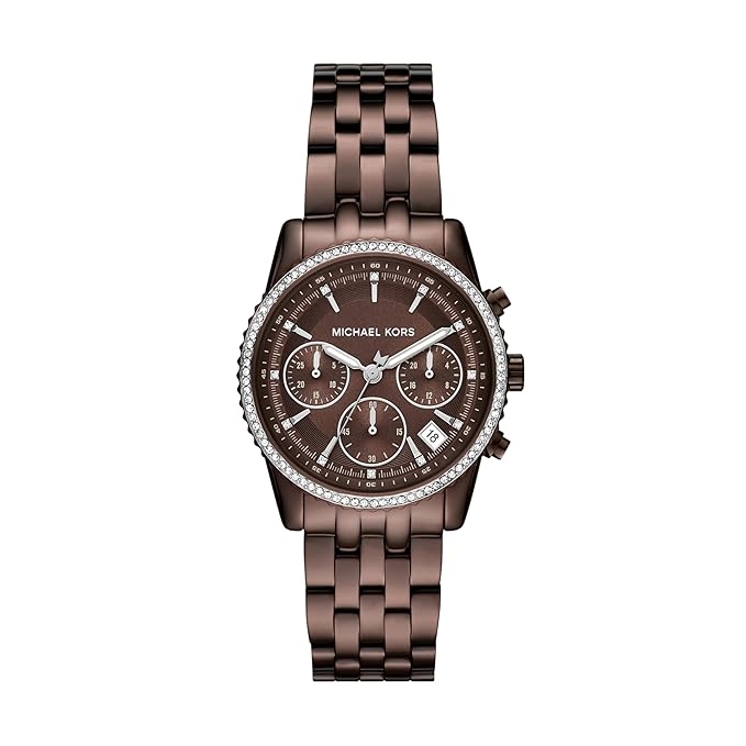 bryant Women Stainless Bracelet Style Steel Straps Analogue Watch MK7559