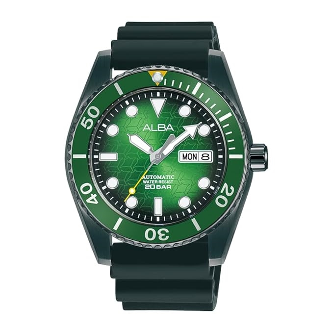 by seiko Green & Black gradation dail Automatic Watch-AL4439X1